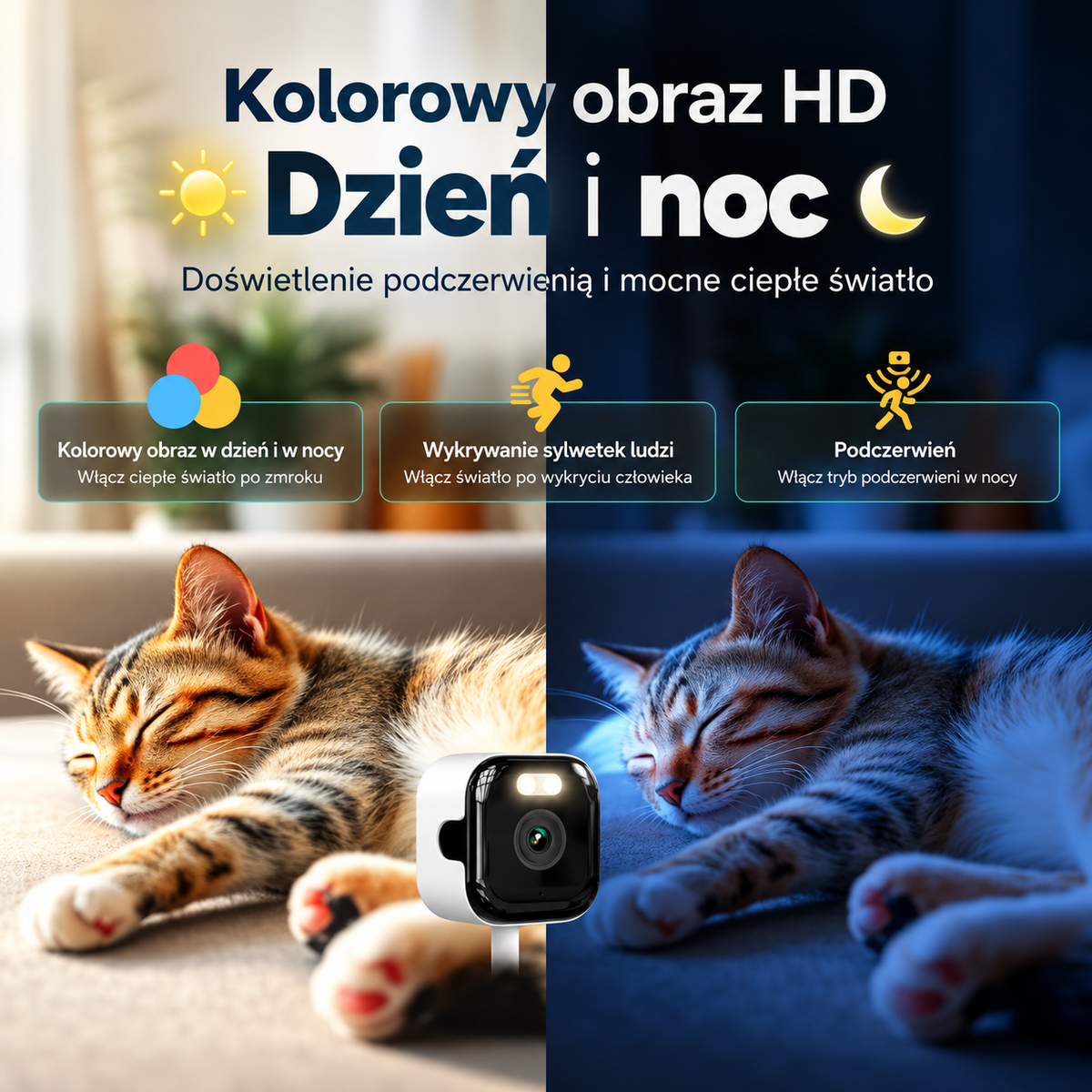 GUARDLY CAM PRO™ - Kamerka okienna 2K | WIFI | Bezprzewodowa
